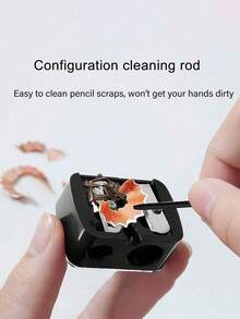 1/2/4 قطع مبراة أقلام مكياج متعددة الألوان، مناسبة لحواجب العين، آيلاينر، قلم تحديد الشفاه، أحمر الشفاه وغيرها من مستحضرات التجميل، مبراة ذات فتحتين مع غطاء للغبار، للاستخدام في المدرسة والمنزل والمكتب - متعدد الألوان - مشاهدة 5