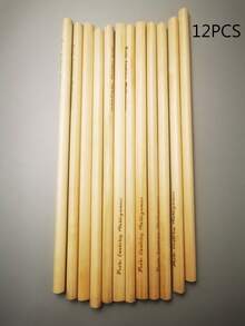 2/5/12 支定制姓名铅笔，三角形和六角形天然木质 HB 石墨铅笔套装，带橡皮擦，适用于学校绘画、素描、婚礼、婴儿洗礼、办公用品、新年和情人节礼物、返校季专属礼物、儿童节礼物，非常适合送给朋友和孩子，定制标准铅笔