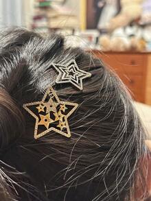 Christian Dior 2025限量版圣诞星发夹，女士配饰，配饰，发夹，发卡，圣诞节，圣诞用品 - 1PC - 查看 7