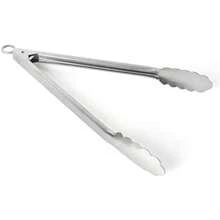 Richburn - Pinzas de acero inoxidable de 9 pulgadas(Tongs (12") Acero inoxidable) - Multicolor - Ver 2