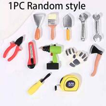 طقم أدوات إصلاح مصغرة للدمية، ملحقات راتنجية مصغرة كماشة وسكين، ديكور دمية، مواد DIY، زينة الهاتف، ديكورات المكتب - متعدد الألوان - مشاهدة 11