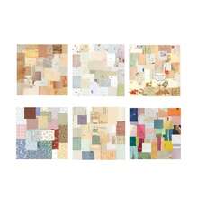 复古花卉剪贴簿纸，卡通文具，可爱又创意十足，适合DIY剪贴簿、拼贴画、手账、子弹笔记、笔记本、手工制作。完美适用于返校季、学习用品、冬季、感恩节、圣诞节、沙特国庆日、生日、节日礼物，送给朋友、家人和成年人都非常合适。 - 彩色 - 查看 7