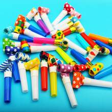 10/50/70/100pcs Party Blowout Horns, Colorful Party Whistles, Festival Party Decorations, Multicolor Noise Maker Props, Random Style & Color, Party Favors, Birthday Party, Wedding, Christmas, Back To School, New Year, Party Atmosphere Maker - Multicolor - View 2