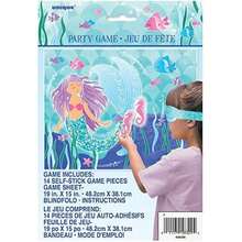 Unique Sirena Rectangular de plástico para Mesa (54 x 84 Pulgadas), diseños encantadores perfectos para Fiestas temáticas bajo el mar y Celebraciones(Juego de fiesta) - Multicolor - Ver 2