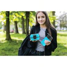 PZW Insulated Lunch Box Bag Set for Adults and ~ Pinnacle Insulated Leakproof Thermal Lunch KitLunch BagThermo bottle2 Lunch Containers With NEW Heat Release ValveMatching Cutlery Blue2537 - Azul - Ver 4