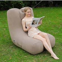 Folding Lazy Sofa,Inflatable Lounge Chair Thickened Durable Folds,Compactly Gaming Lounger Air Bench For Leisure Bed Sleeping - Multicolor - View 9