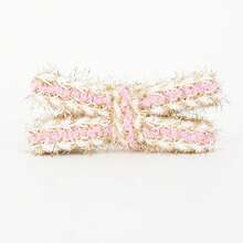 1 pereche de șireturi țesute cu garnitură metalică, lățime 1,5 cm, accesoriu casual versatil