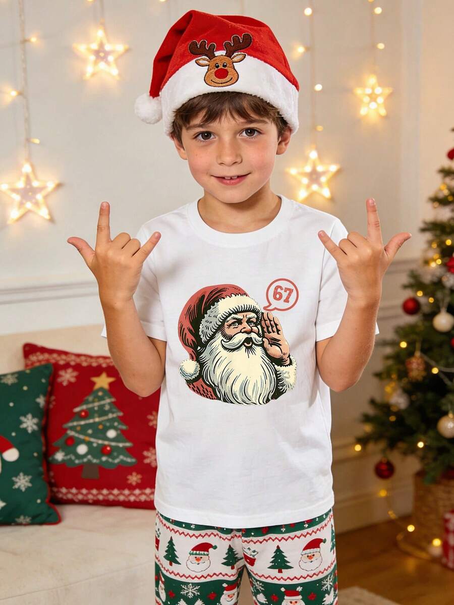 Tween Boys Undershirt Tops - White - View 1