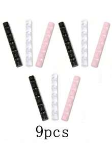 1pc Multi-Functional Nail Tool Stand, Nail Art Tool Stand, 5-Compartment Nail Art Painting Brush Holder, Nail Tool Display, Nail Pen Holder - Multicolor - View 9