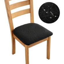Kitchen Chair Covers - Black - View 5