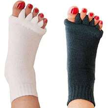 Toe Separator Socks Yoga Sports Gym Health Massage Foot Alignment Socks,35652156 - Nhiều màu - Xem 1