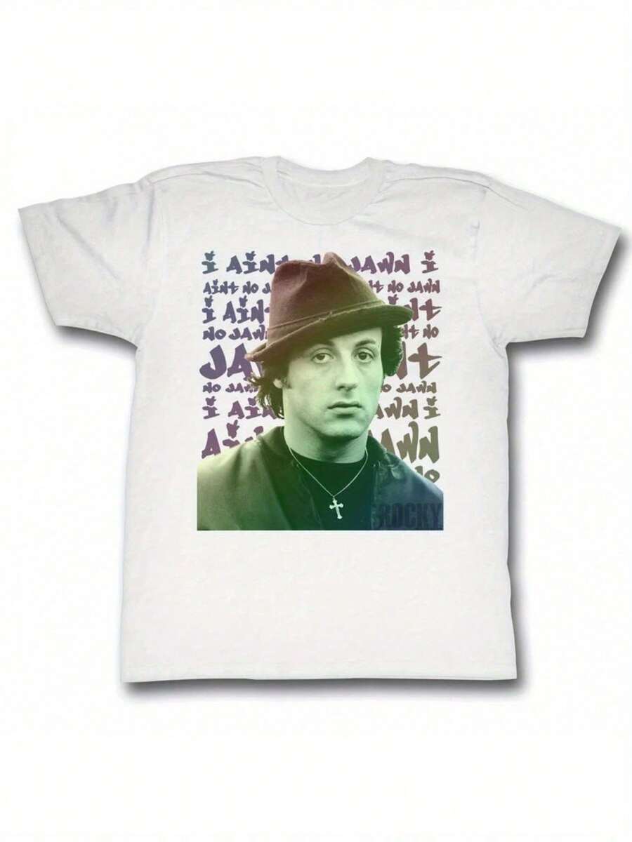 Rocky Jawn White T-Shirt - White - View 1