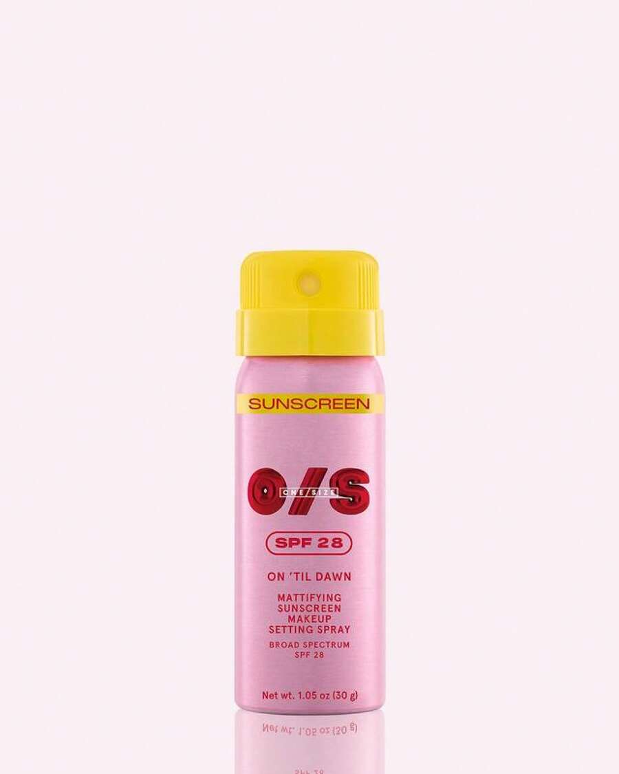 ONE/SIZE On 'Til Dawn Mattifying Sunscreen Makeup Setting Spray SPF 28 Travel Size 1.05 Oz - Sets Makeup For 16hrs, Sweat Resistant, Water Resistant, Easy To Reapply - 1.05盎司/30毫升 - 查看 1
