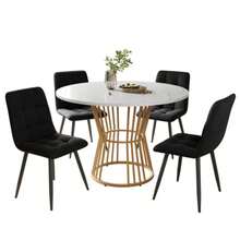 Dining Table & Chair Sets - White - View 5