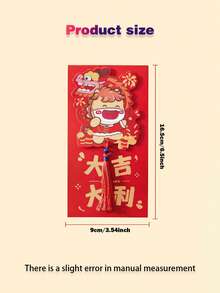 2026 Chinese New Year Red Envelope, Chinese New Year Decoration, Creative Red Packet Envelopes, Suitable For Chinese New Year, Weddings, Birthdays