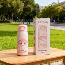 Miniso Sanrio My Melody 320ml/10.82oz Double-Wall Insulated Tumbler - 316 Stainless Steel, Keeps Hot/Cold, Leak-Proof, Suitable For Office/Home/Commute (1pc) - Pink - View 2