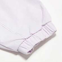 Adidas Women's Hooded Zip-Up Jacket, Spring/Autumn IP0751 - Mauve Purple - View 4