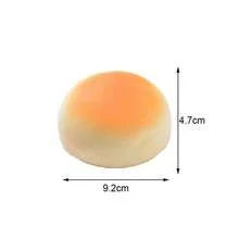 1 Pc Slow Rebound Squishy Decompression Toy Simulation Bread Creative Toy - Beige - View 18