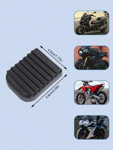 Universelle Motorrad Seitenständer Platte - Gummi rutschfeste Fußrast Verlängerung, breitere Basis für bessere Stabilität, schützt den Boden vor Kratzer, langanhaltend Upgrade-Zubehör für alle Motorräder und Elektrofahrräder, Gummi Seitenständer Stützplatte - Einheitsgröße - Übersicht 7