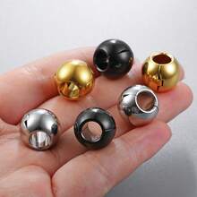 1pc 12mm (1/2 Inch) Round Ball Ear Plugs, Suitable For Stretched Earlobes, 316L Stainless Steel Material, Unisex Punk Style Piercing Jewelry - 1455 - View 11