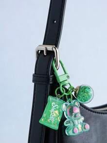 Porte-clés pendentif en forme d'ours en peluche, porte-clés en forme de bonbon, accessoires de téléphone - Porte-clés pendentif en forme d'ours en bonbon, peut être accroché aux sacs, aux clés - Cadeau parfait pour les camarades de classe et les amis, mini réaliste, style minimaliste, cadeau de mariage et de fête idéal, peut également être utilisé comme accessoire pour sac à main de femme, porte-clés, cadeau de la Saint-Valentin, convient à la famille, aux amis, aux collègues, à l'amant, aux camarades de classe - Multicolore - Voir 5
