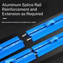 Manual Tile Cutter, For Large Format Ceramic Porcelain Tiles, Professional Porcelain Slab Cutting Machine With Double Rails Design Table Tile Cutter Hand Tools - Blue - View 7