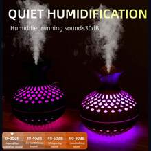 Colorful Cool Mini Humidifier, Flower Shape USB Personal Desktop Humidifier For Car, Office Room, Bedroom,Etc. 2 Mist Modes, 7 Colors,Super Quiet - Lạc đà - Xem 2