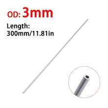 Multi-Size Aluminum Tube 2-5mmx300mm 6063 Alloy For DIY Crafts Bathroom Racks Easy Cutting Welding Surface For Electroplating - Silver - View 7