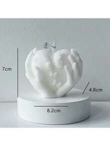 1pc Heart-Shaped Scented Candle, Creative Home Decor, Long-Lasting Burn, Gift For Her, Home Decoration, Romantic Wedding Decor Candle & Commemorative Gift, Suitable For Couples, Lovers, Brides, Anniversary, Engagement, Birthday, Christmas, Valentine's Day, Room Decoration - Multi Scents - View 16