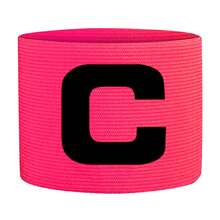 1件装足球队长臂章，多种颜色可选，字母C款式，2025年热销款