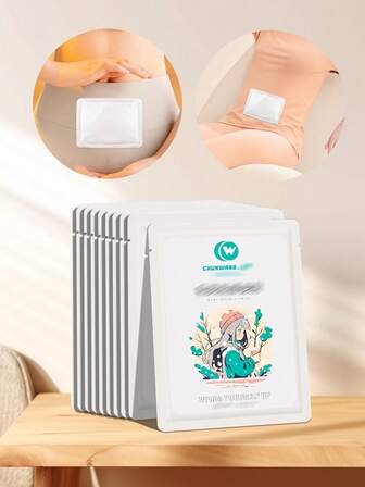 12小时自发热暖贴 - 持久保暖，冬季保暖，缓解痛经，户外防寒，一次性加热贴，女性持久暖贴，自发热暖贴