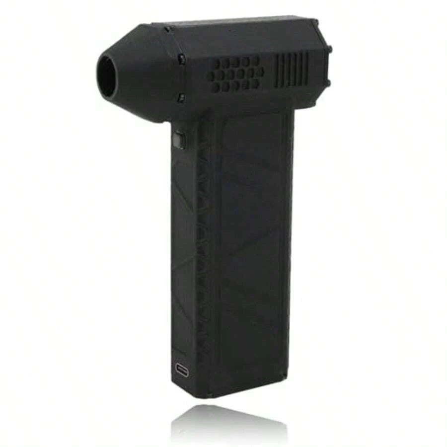 Dpofirs Plumero de Aire Eléctrico Mini Soplador de Chorro de 130000rpm Ventilador de Chorro Portátil Mini Soplador de Chorro Secador de Coche Tipo C Recargable para el Hogar Coche - como en la foto - Ver 1