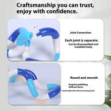 2026新款7色扭扭指尖玩具，缓解压力，挤压玩具，手指锻炼器，专注力训练工具，生日/圣诞节/节日礼物，完美之选 - 彩色 - 查看 7