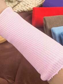 针织罗纹袖口面料，适用于缝制袖口和下摆，可用作夹克袖子、裤子、连帽衫、休闲裤袖口的替换材料。管状罗纹袖口也可用于加长腰带、裤腿、袖子、棉质夹克和运动服袖子。 - 彩色 - 查看 3