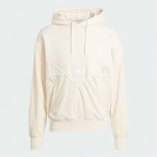 Adidas Men's Comfortable Casual Hooded Sweatshirt, Spring/Autumn IM4432 - White - View 1