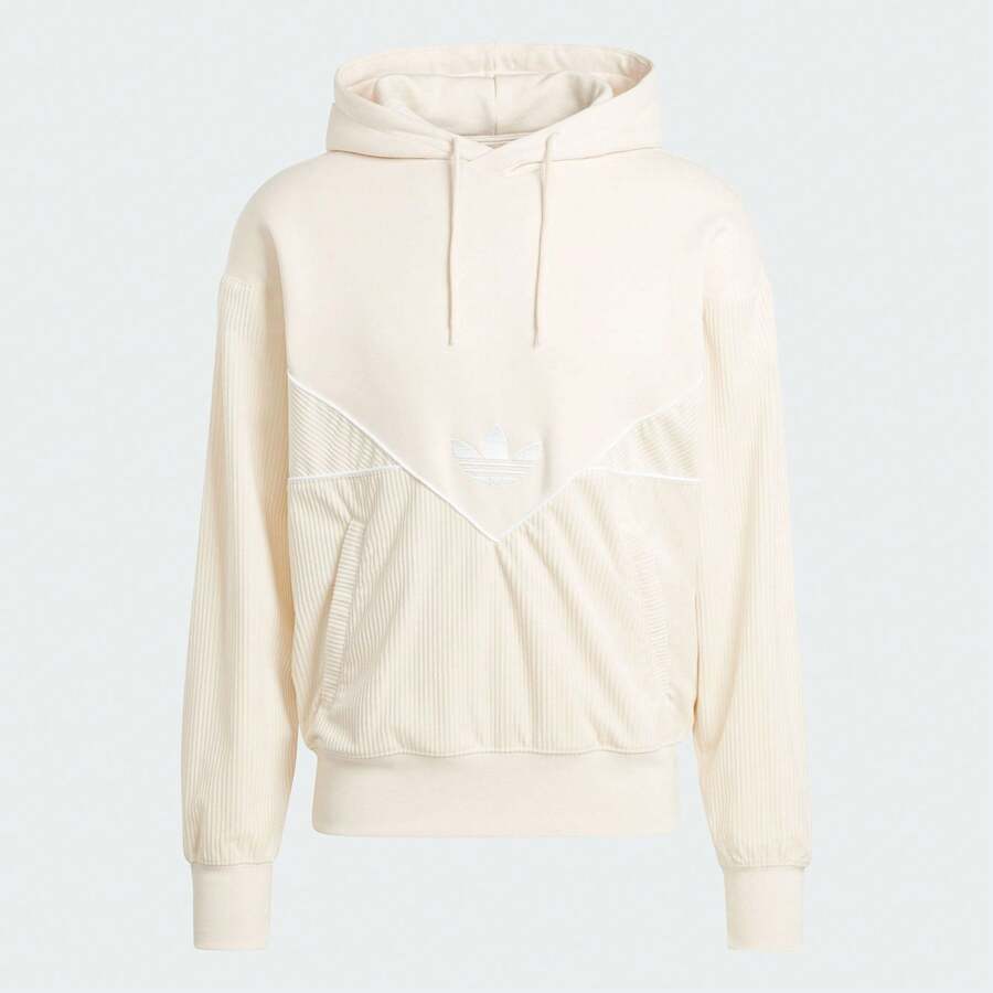 Adidas Men's Comfortable Casual Hooded Sweatshirt, Spring/Autumn IM4432 - White - View 1