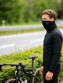 PAS NORMAL STUDIOS 1 Peça Máscara de Ciclismo - Conjunto de Máscara Facial e Gola - Proteção Premium All-In-One para Esportes ao Ar Livre, Ciclismo, Aventuras em Clima Frio - Respirável, Alta Elasticidade, Adequada para Usar Colares na Primavera, Outono e Inverno