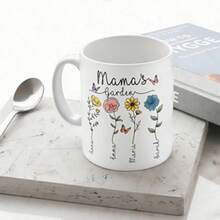 Mom Mug Funny Mug Custom Mom's Garden Mug, Mothers Day Gift, Gift For Mom, 11oz Mothers Day Mug, Mom Gift, Birth Month Flower, Personalized Birth Month Flower, Christmas Mom Mug, Christmas Mama Gift - default - View 8