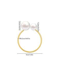 25/50pcs Gold Pearl Napkin Rings Set, Elegant Napkin Ring Holders With Faux Pearls, Refined Napkin Rings For Weddings, Thanksgiving, Parties, Tableware