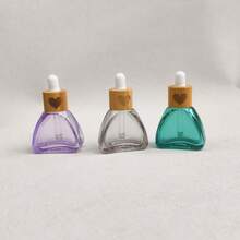 1pc 10ml Dropper Bottle, Essence Dropper, Sample Empty Bottle, Cosmetic Refillable Bottle