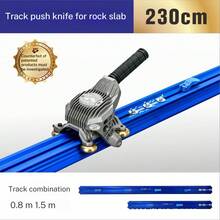 Manual Tile Cutter, For Large Format Ceramic Porcelain Tiles, Professional Porcelain Slab Cutting Machine With Double Rails Design Table Tile Cutter Hand Tools - Blue - View 2
