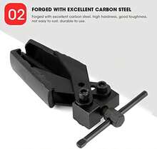 Extractor de rodamientos de 2 mordazas, KIMISS Extractor de 2 garras Dispositivo de elevación separado Fortalece el rodamiento Rama con varilla de tornillo para mantenimiento mecánico automático - negro - Ver 5
