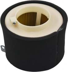 Labwork - Filtro de aire de repuesto para Kawasaki Mule 500 520 550 600 610 2500 2510 repuesto para 11029-1004 - negro - Ver 1