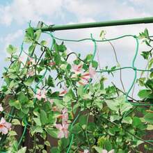 Outsunny Steel Trellis, Stainless Steel, A-Shaped Plant Support For Climbing Plants, 101x133x227 Cm, Garden Trellis, Plant Support For Vegetables, Flowers, And Climbing Plants, Green - Green - View 3