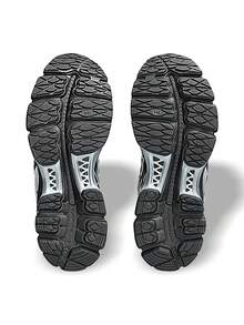 Asics Gel-Kayano 12.1 男女通用运动鞋 透气吸汗 百搭 Logo 纯色 弹性好 易洗 运动户外跑步 日常上学 黑色 银色 1203A759-001 - 銀色/黑色 - 查看 6