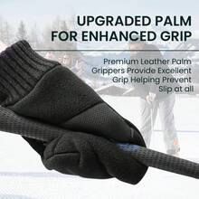 FINGER TEN 增强型冬季高尔夫手套，左右手通用，柔软保暖，腕部灵活设计，佩戴舒适，男女高尔夫球手运动户外适用