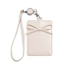 蝴蝶结可伸缩卡包 - 金属伸缩挂绳可伸缩身份证卡包 现货日式风格 女士迷你钱包 小钱包 卡包 照片卡包 钱包 钥匙扣 手腕包 旅行必备证件卡包 - 彩色 - 查看 13