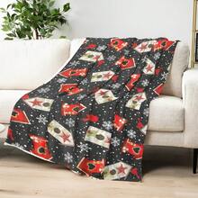 Snow Place Like Home by Sharla Fults Koc Zimowy Miękki Przytulny Bestseller Prezent Wyjątkowy Ciepłe Wnętrze Nowość Dla Domu - Wielokolorowe - Zobacz 5