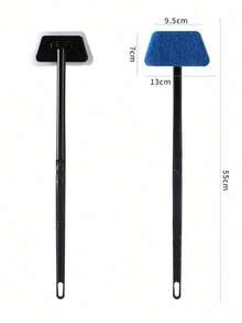 1/2 Pack Long Handle Bath Tub Cleaning Brush, Bathroom Floor Tub And Tile Cleaning Sponge Brush, Window Cleaning Sponge Brush, Cleaning Supplies And Cleaning Tools