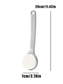 长柄身体乳液涂抹器，带背部刷和海绵垫，适合老年人和女性使用，保湿、防晒，身体乳涂抹刷，沐浴刷，身体乳液涂抹器，沐浴刷，背部按摩刷，沐浴后使用，淋浴后涂抹身体乳液的工具 - 彩色 - 查看 9